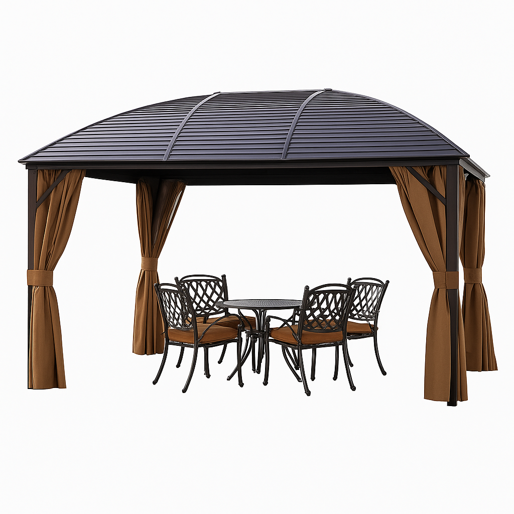 Ironcrest Summit 10x12 Steel Roof Gazebo