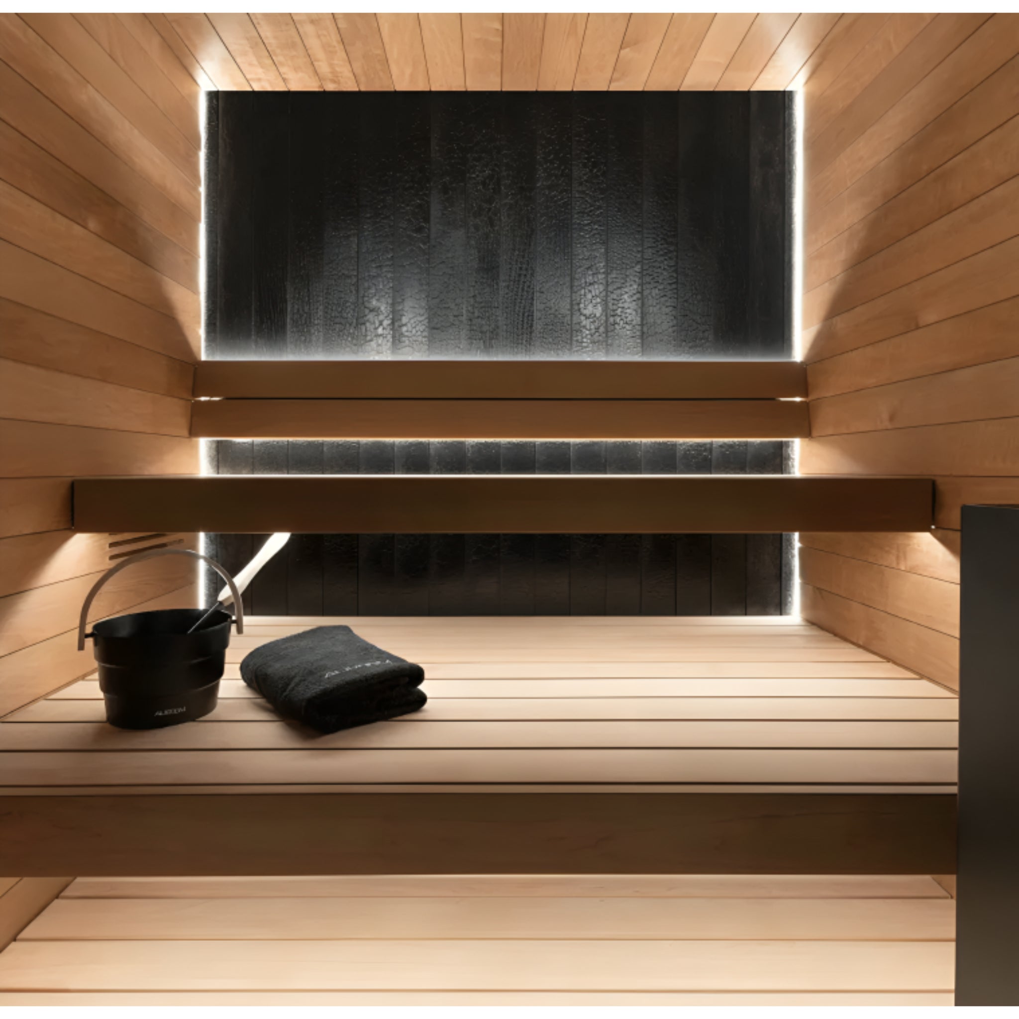 ThermaBlack Aura 4-Person Modern Sauna