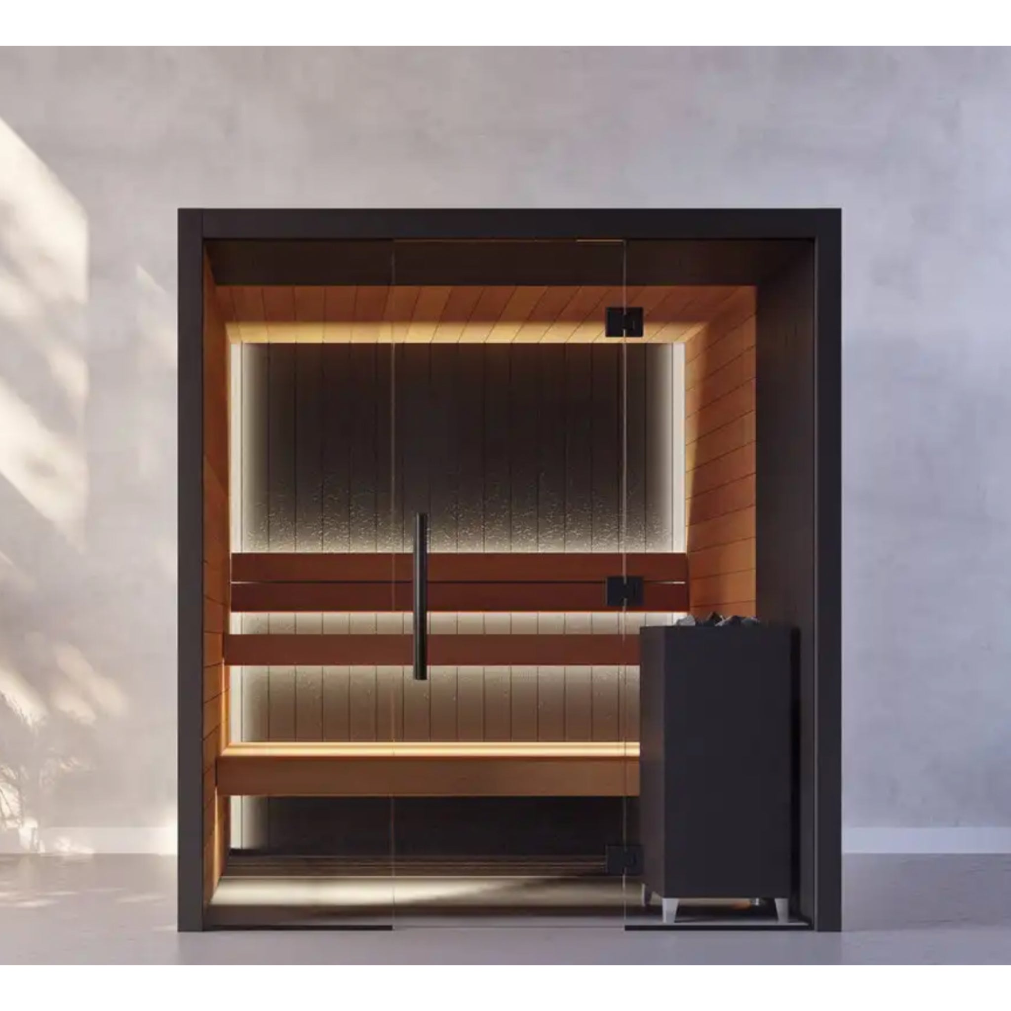 ThermaBlack Aura 4-Person Modern Sauna