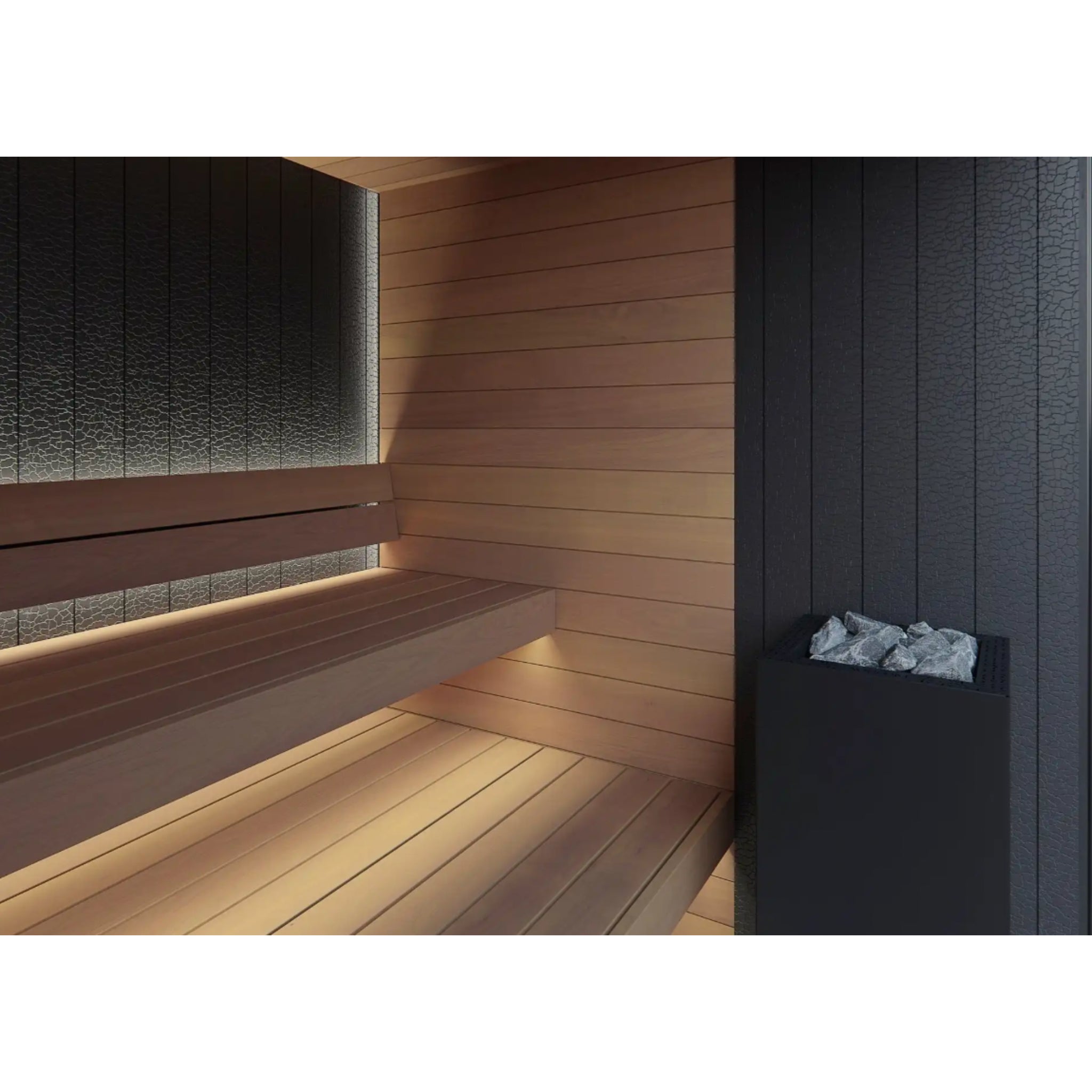 ThermaBlack Aura 4-Person Modern Sauna