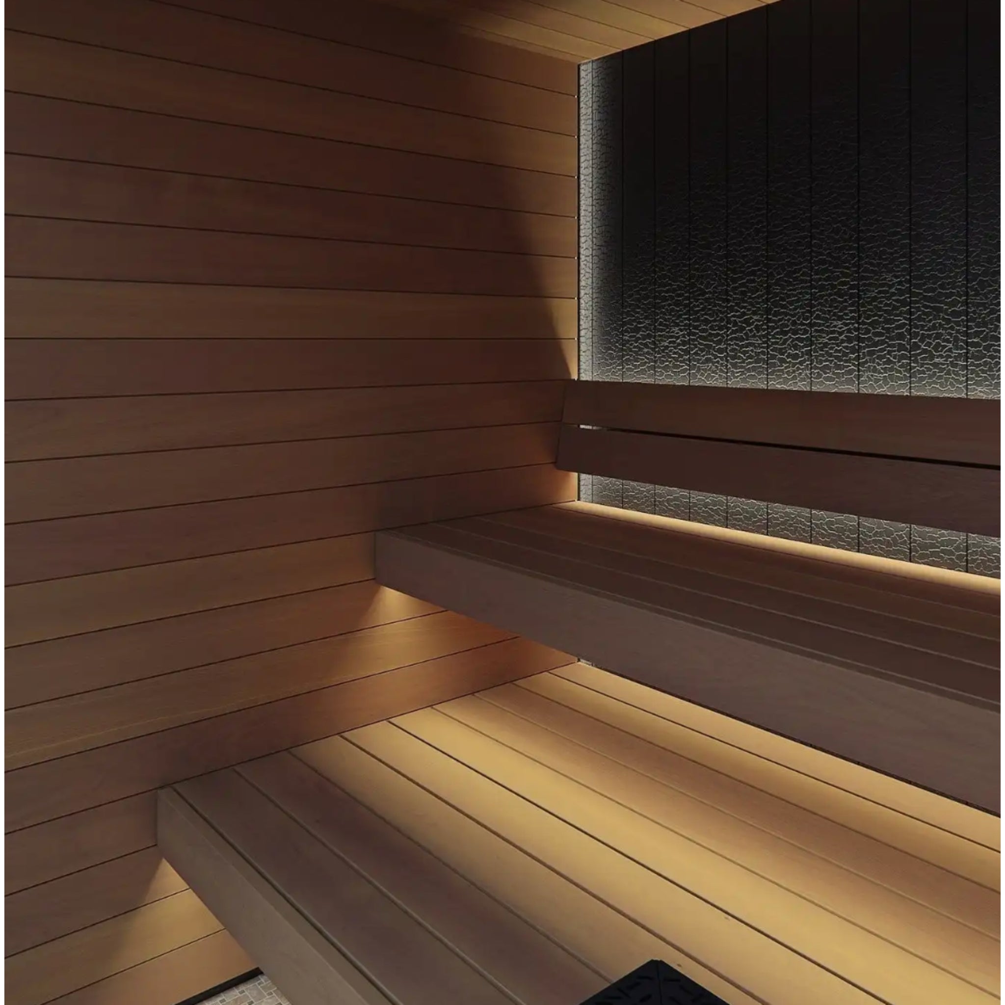 ThermaBlack Aura 4-Person Modern Sauna